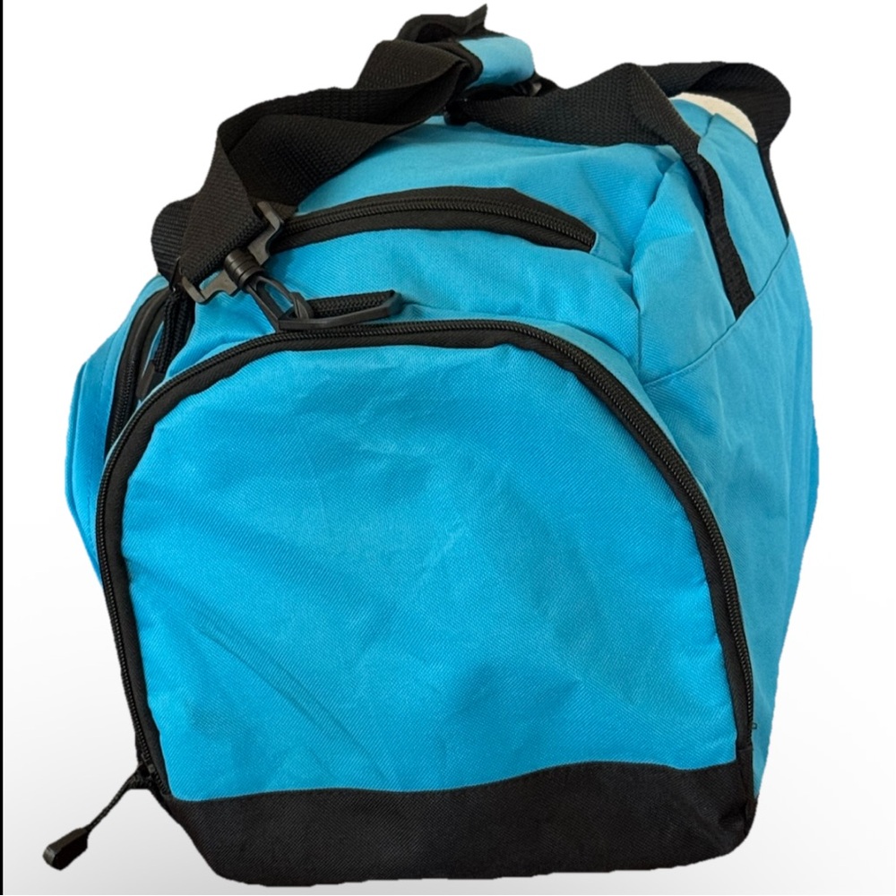Blue Duffel Bag 19” x 11” Lightweight & Spacious Gently Used Travel/Gym Bag - Picture 6 of 11